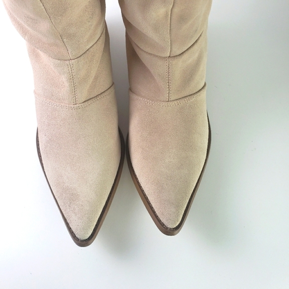Chinese Laundry slouchy Suede Heeled Boots - Picture 9 of 10